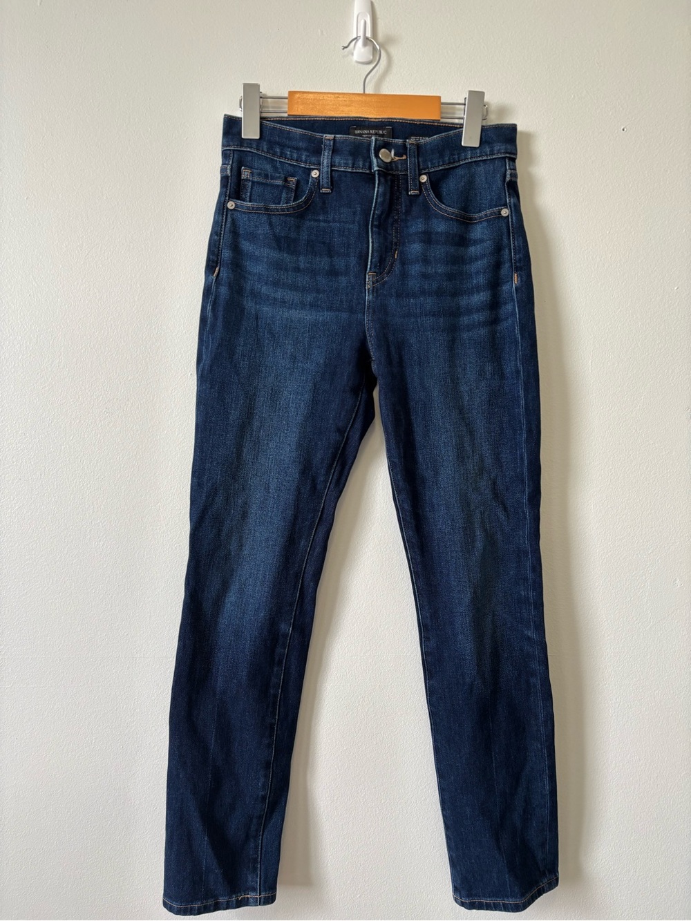 Banana Republic Dark Indigo Straight-Leg Jeans